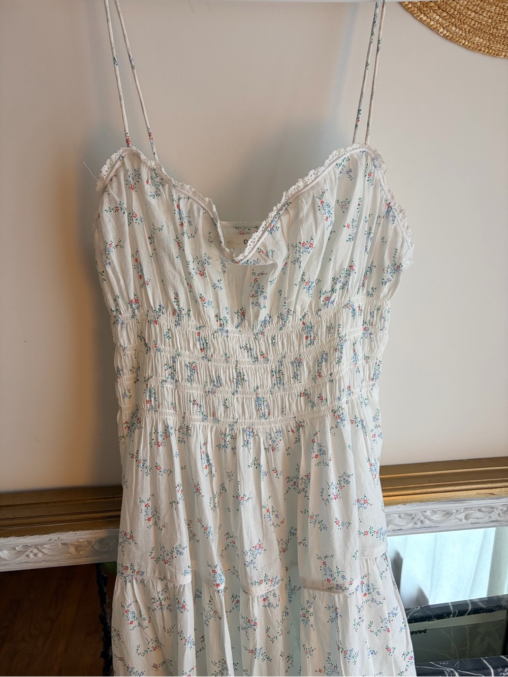NEW DÔEN Brigide Organic Cotton Voile Sundress Cottage Grove Sz medium